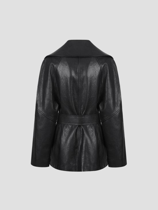 26FW 구찌 가죽 자켓 864822XNBC1 1000 BLACK - GUCCI