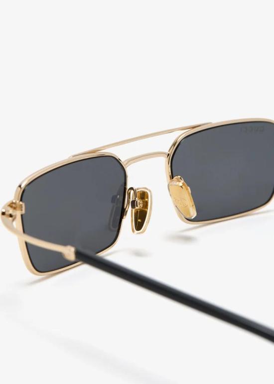 26FW 구찌 선글라스 A000PFI3330 1012 GOLD BLACK GREY - GUCCI