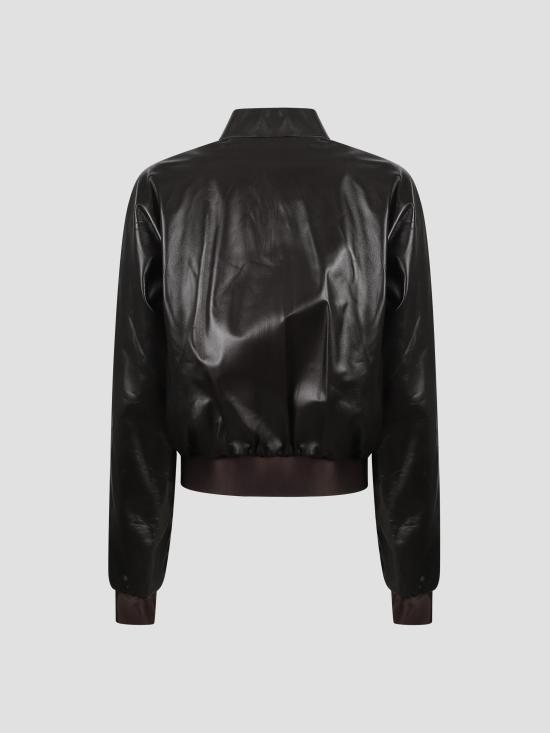 26FW 구찌 가죽 자켓 871997XNBCU 2040 DARK CHOCOLATE - GUCCI
