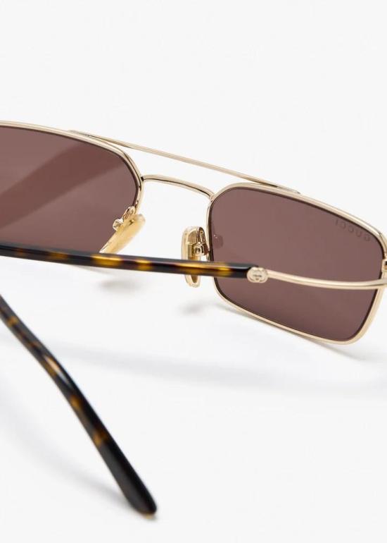 26FW 구찌 선글라스 A000PFI3330 8023 GOLD HAVANA BROWN - GUCCI