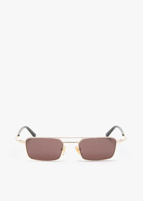 26FW 구찌 선글라스 A000PFI3330 8023 GOLD HAVANA BROWN
