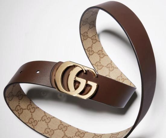 26FW 구찌 리버서블 컷 GG 마몽 벨트 리버서블 컷 GG 마몽 벨트 874723AAGRK 9751 VINT SAND BR DK BROW - GUCCI