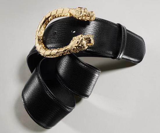 26FW 구찌 디오니서스 레더 벨트 디오니서스 레더 벨트 874679AAGCM 1000 BLACK - GUCCI