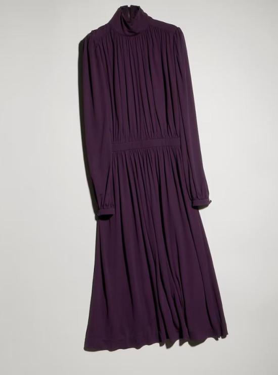 26FW 구찌 롱 원피스 865091ZAU2Q 5522 DARK PRUNE