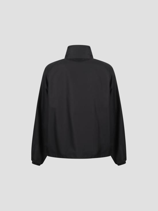 26FW 구찌 컴팩트 코튼 캔버스 지퍼 재킷 871672ZAUW7 1000 BLACK - GUCCI