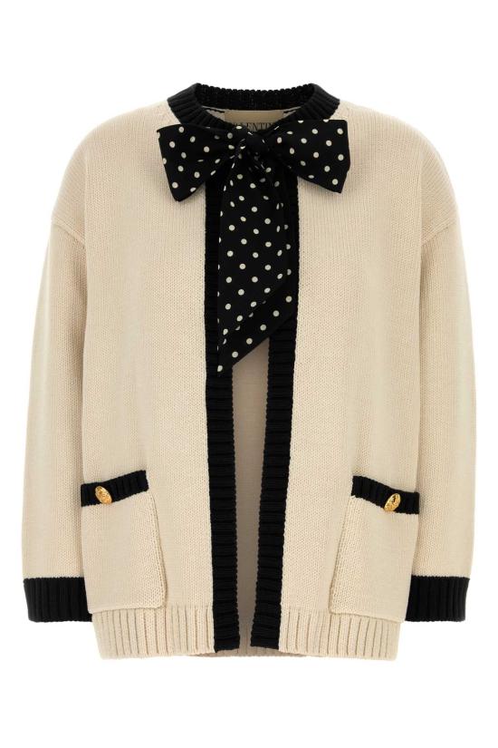 26FW 발렌티노 가라바니 가디건 9B3KA16EABL R8E Beige o Tan