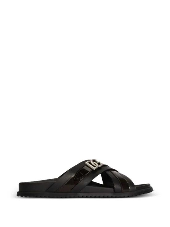 26FW 돌체앤가바나 뮬/슬리퍼 A80624A0765 8S203 NERO CACAO