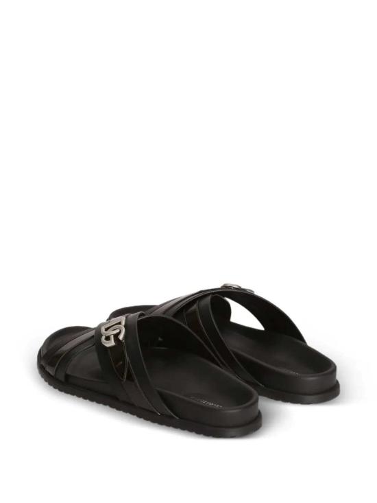 26FW 돌체앤가바나 뮬/슬리퍼 A80624A0765 8S203 NERO CACAO - DOLCE & GABBANA