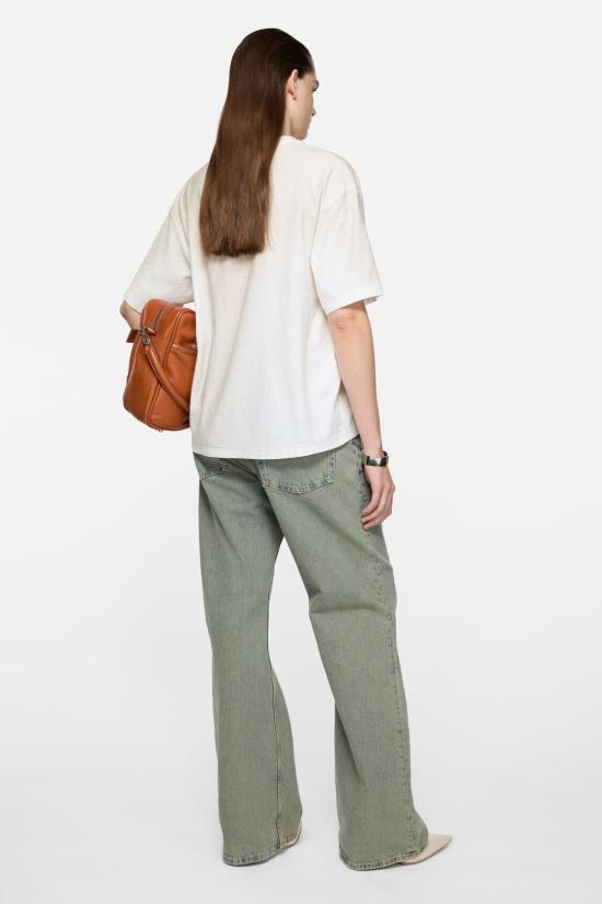 26FW 아크네 스튜디오 로고 티셔츠 CL0196 DC6 Dusty white - ACNE STUDIOS