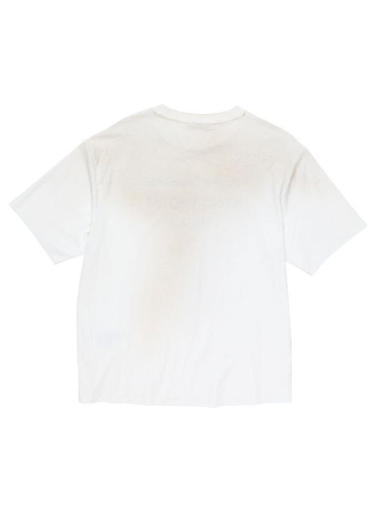 26FW 아크네 스튜디오 로고 티셔츠 CL0196 DC6 Dusty white - ACNE STUDIOS