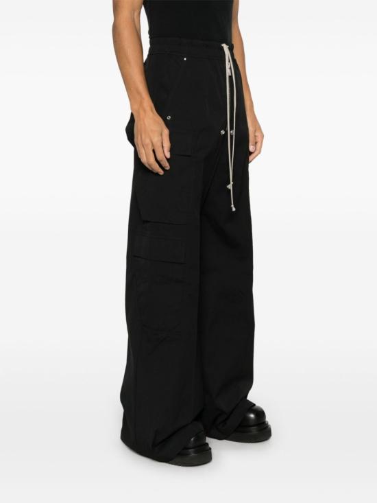 26FW 릭 오웬스 스트레이트 팬츠 RU02F4339 TE 09 Black - RICK OWENS