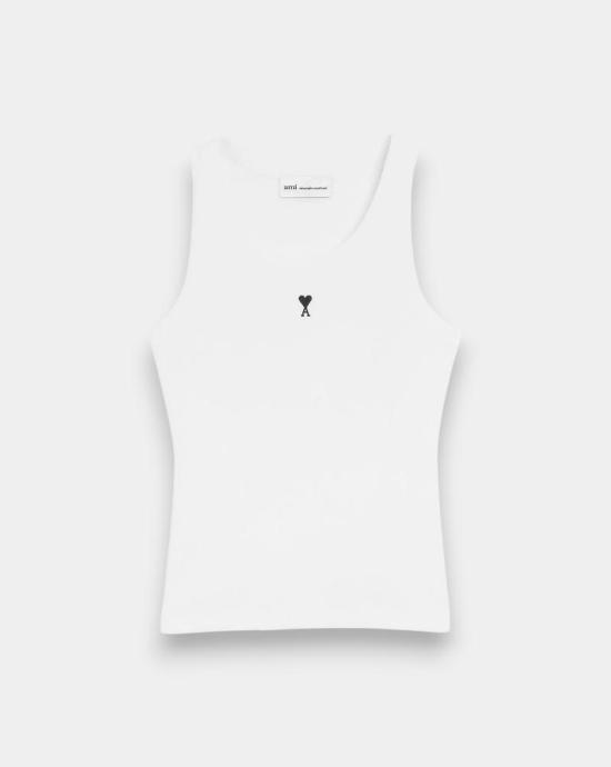  아미 ADC 코튼 탱크탑 FTP811JE0117 100 WHITE