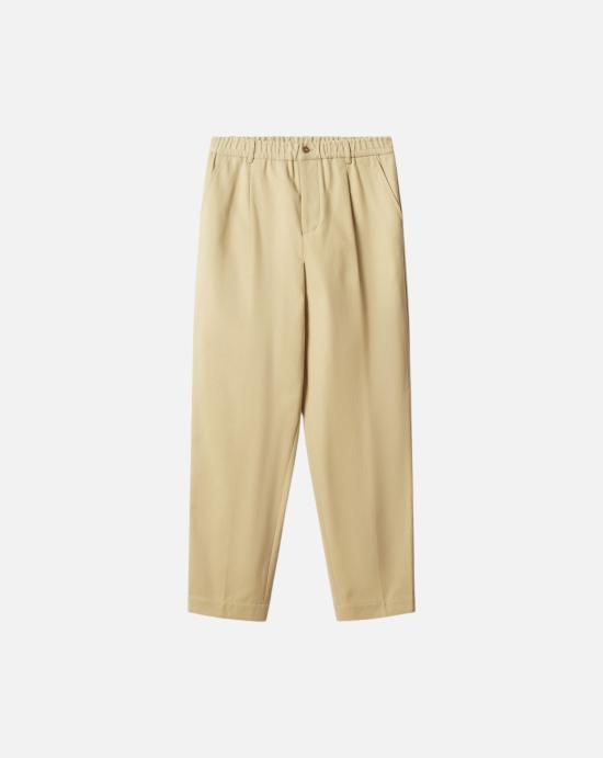26FW 메종키츠네 스트레이트 팬츠 MRMWP08WW9137 0560 Olive gray