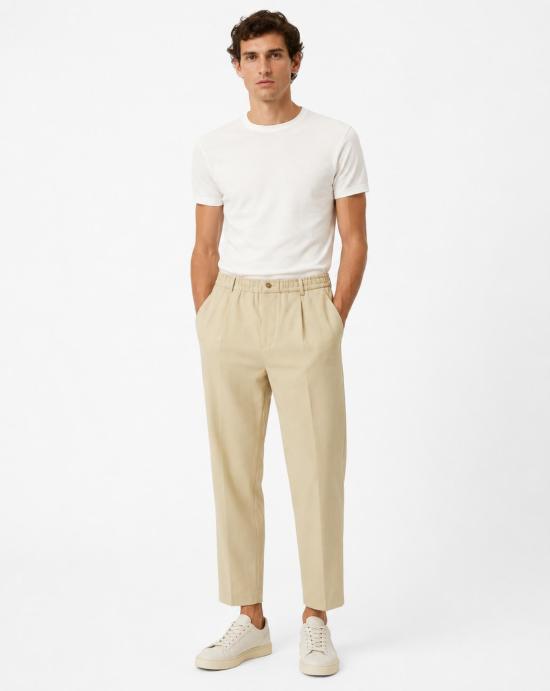 26FW 메종키츠네 스트레이트 팬츠 MRMWP08WW9137 0560 Olive gray - MAISON KITSUNE