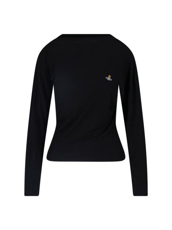 26FW 비비안웨스트우드 반팔 티셔츠 3G01003Y J00BO N401 Black