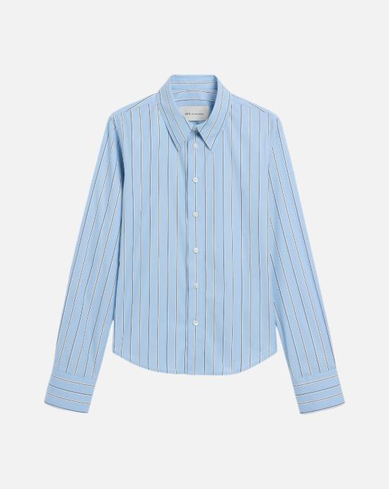  아미 셔츠 FSH866CO0249 A232 CASHMERE Blue ivory