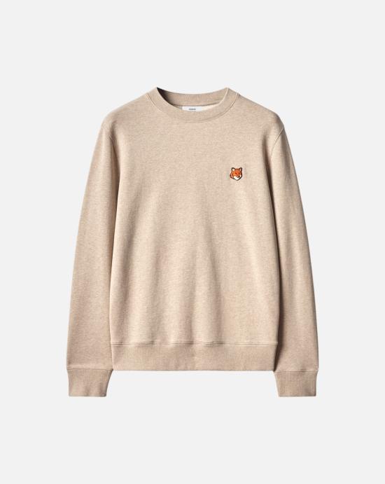  메종키츠네 폭스 헤드 레귤러 폴로 티셔츠 PM00303KM0340 0604 Beige melange