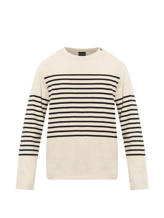 26FW 엠포리오 아르마니 스웨터 EM006927 AF28307F1001 WHITE