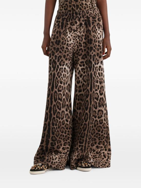 26FW 돌체앤가바나 스트레이트 팬츠 FTDJGT FS785HY13M LEOPARD PRINT