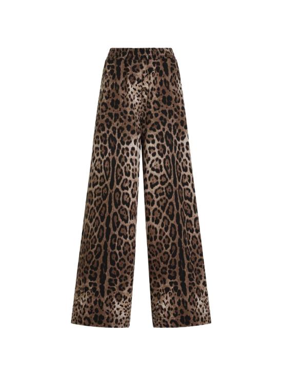 26FW 돌체앤가바나 스트레이트 팬츠 FTDJGT FS785HY13M LEOPARD PRINT - DOLCE & GABBANA