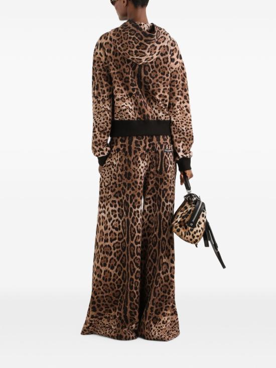 26FW 돌체앤가바나 스트레이트 팬츠 FTDJGT FS785HY13M LEOPARD PRINT - DOLCE & GABBANA