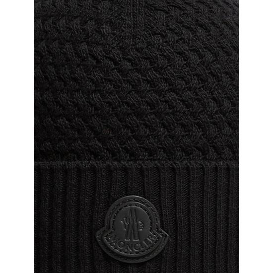 26FW 몽클레어 모자 M4281 3B000 26 999 BLACK - MONCLER