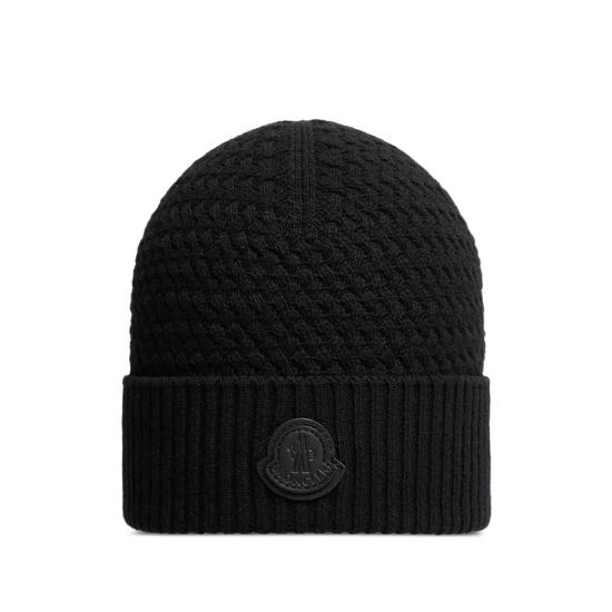 26FW 몽클레어 모자 M4281 3B000 26 999 BLACK