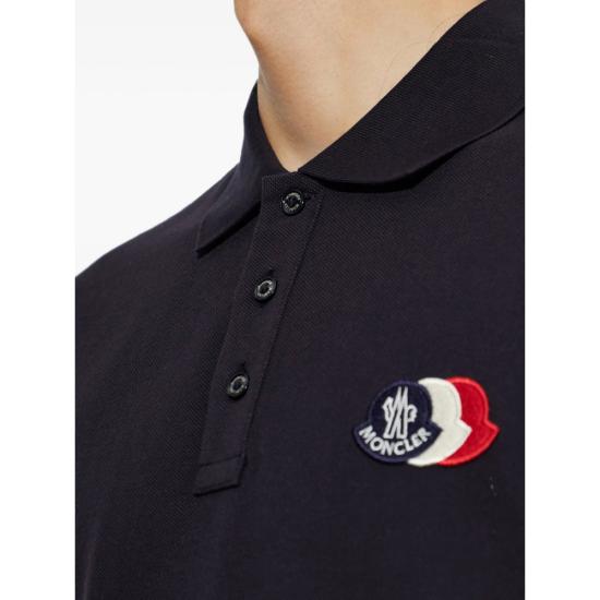 26FW 몽클레어 폴로 티셔츠 89A16 8A000 12 77X BLUE - MONCLER