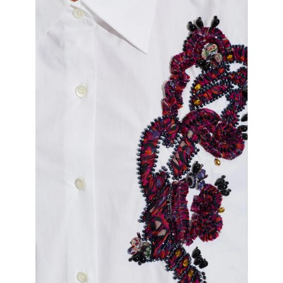26FW 드리스 반 노튼 블라우스 4433 130714 001 WHITE - DRIES VAN NOTEN