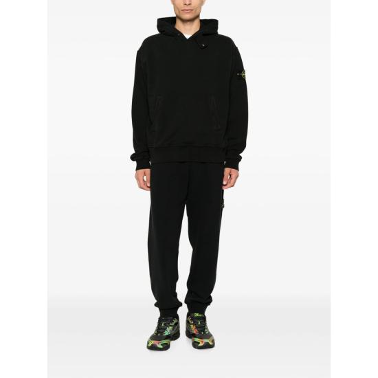26FW 스톤 아일랜드 후드 티셔츠 156100023 S0A20 V0029 BLACK - STONE ISLAND