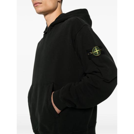 26FW 스톤 아일랜드 후드 티셔츠 156100023 S0A20 V0029 BLACK - STONE ISLAND