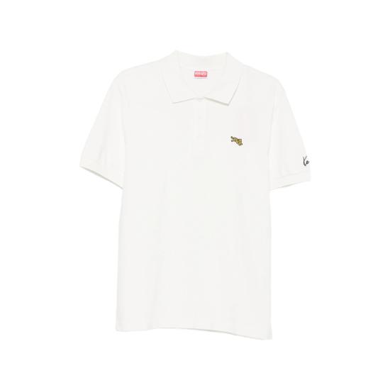 26FW 겐조 폴로 티셔츠 FG65PO1594PU 02 WHITE