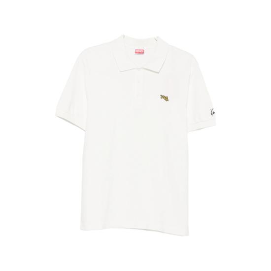 26FW 겐조 폴로 티셔츠 FG65PO1594PU 02 WHITE