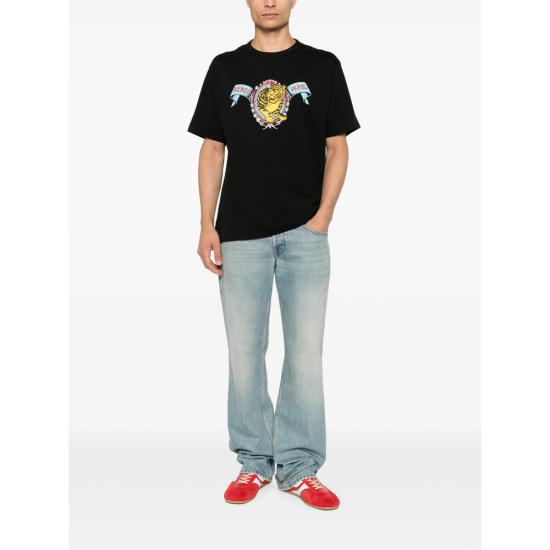 26FW 겐조 반팔 티셔츠 FG65TS2984SG 99J BLACK - KENZO