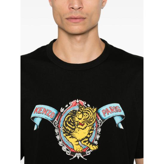 26FW 겐조 반팔 티셔츠 FG65TS2984SG 99J BLACK - KENZO