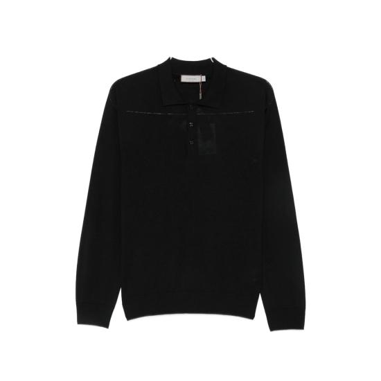 26FW 카날리 폴로 티셔츠 MK02353 C1123 100 BLACK