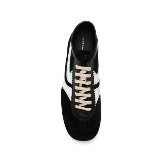 26FW 드리스 반 노튼 스니커즈 0133 021700 998 BLACK WHITE - DRIES VAN NOTEN