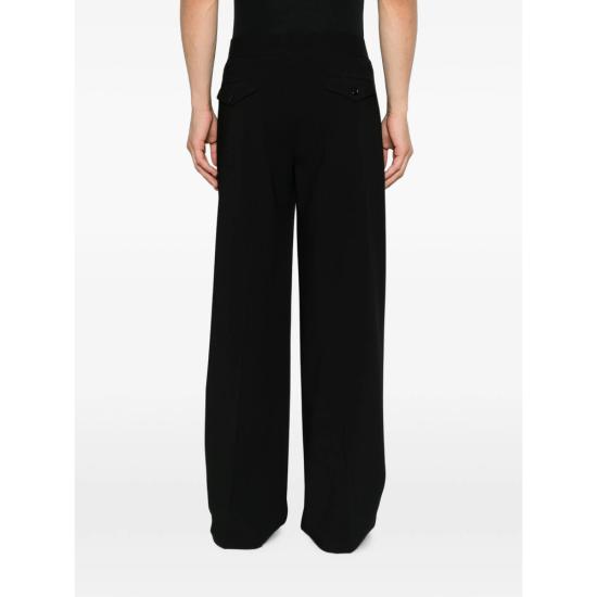 26FW 조르지오 아르마니 스트레이트 팬츠 TE10043 GM000558 UC001 BLACK - GIORGIO ARMANI