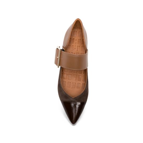26FW 치에 미하라 힐/펌프스 HEBAS49 TAUPE BROWN NEUTRALS - CHIE MIHARA