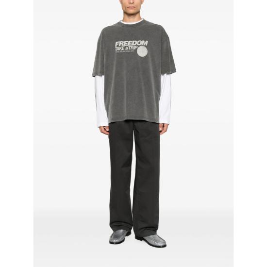 26FW 세븐포올맨카인드 반팔 티셔츠 7MEN0H50 GRAPHIC 3VD GREY - 7 FOR ALL MANKIND