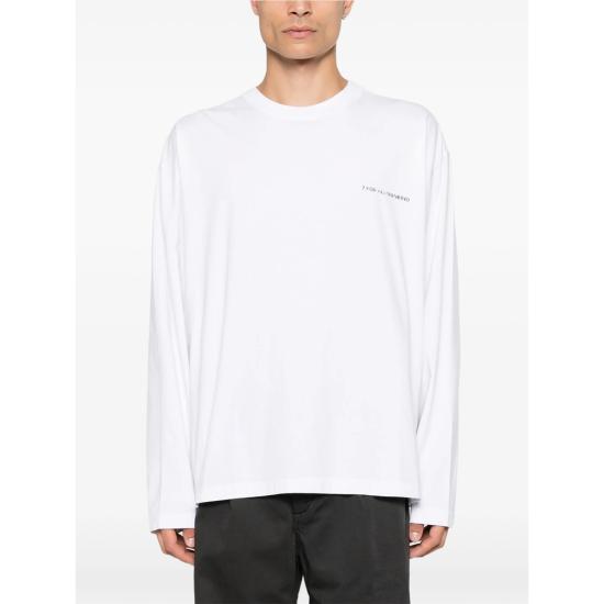 26FW 세븐포올맨카인드 긴팔 티셔츠 7MEO0G54 GRAPHIC 3VG WHITE - 7 FOR ALL MANKIND