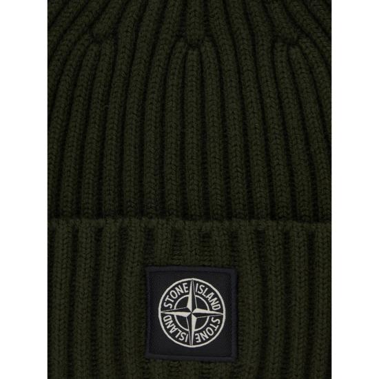 26FW [키즈] 스톤 아일랜드 모자 16N100007 S0C03 V005G GREEN - STONE ISLAND