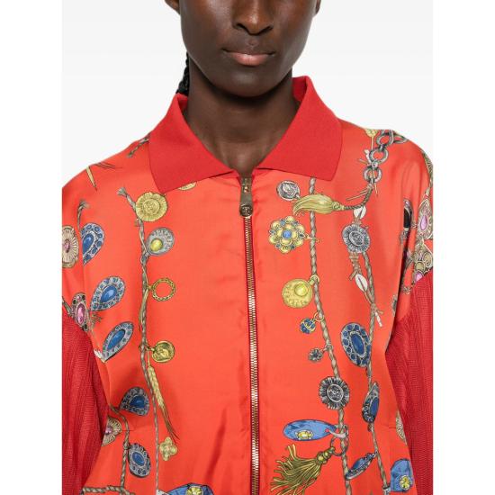 26FW 베르사체 가디건 1A18344 1025781 5R860 RED - VERSACE