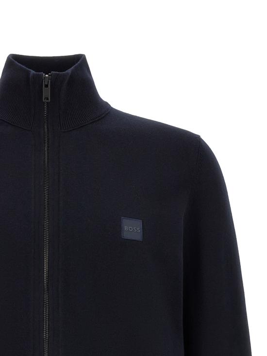 26FW 휴고보스 집업 니트 50543692404 Blue - HUGO BOSS