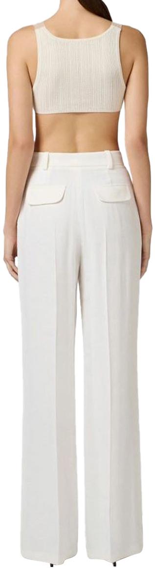 25SS 엘리자베타프랜치 팬츠 PA09752E2360 WHITE - ELISABETTA FRANCHI