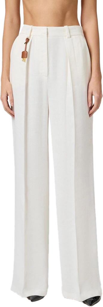 25SS 엘리자베타프랜치 팬츠 PA09752E2360 WHITE - ELISABETTA FRANCHI