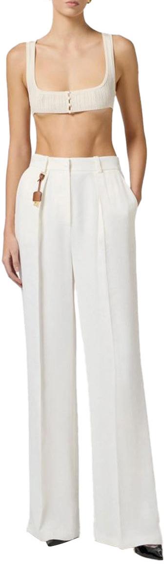 25SS 엘리자베타프랜치 팬츠 PA09752E2360 WHITE - ELISABETTA FRANCHI