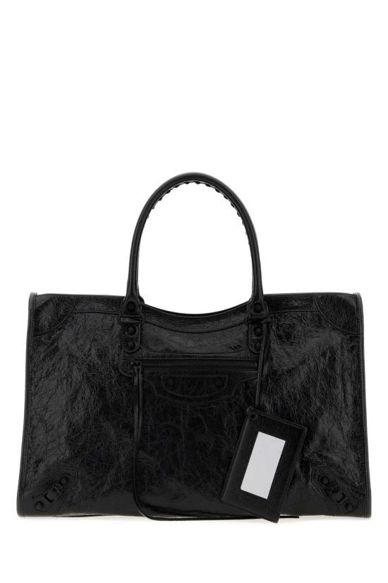 26FW 발렌시아가 르 시티 백 라지 8657652ACME 1000 Black