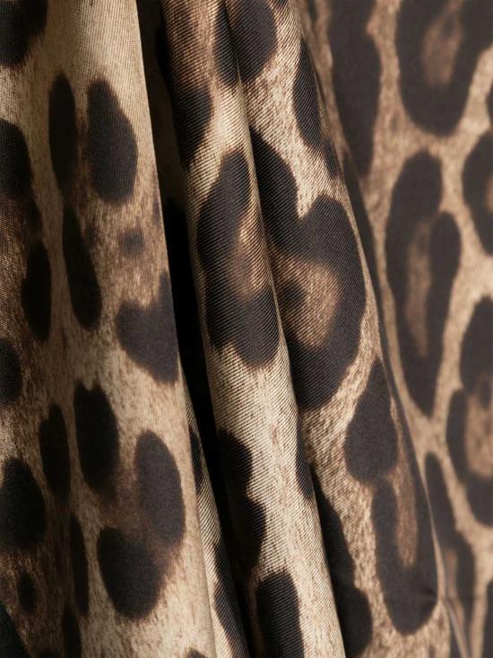 26FW 돌체앤가바나 머플러/스카프 FN090RGDCF5 HN13M LEO MARRONE FNDO NERO - DOLCE & GABBANA