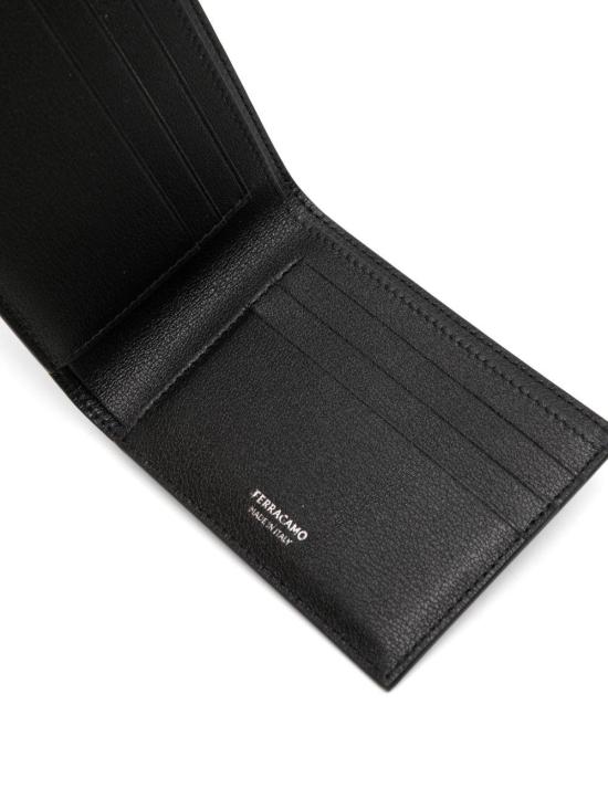 26FW 살바토레 페라가모 모노그램 월렛 661565780059001 BLACK - SALVATORE FERRAGAMO